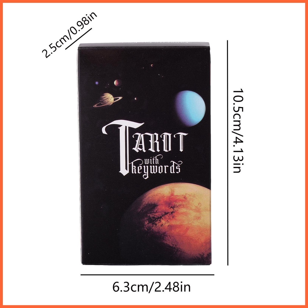 Tarot oracle cards portable tarot with heywords bộ bài oracle tâm lý cho các trò chơi bài bói toán bí ẩn chunvn