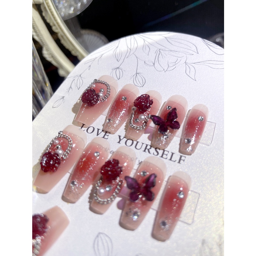 Miếng Dán Trang Trí Móng Tay Tháo Rời Được A27