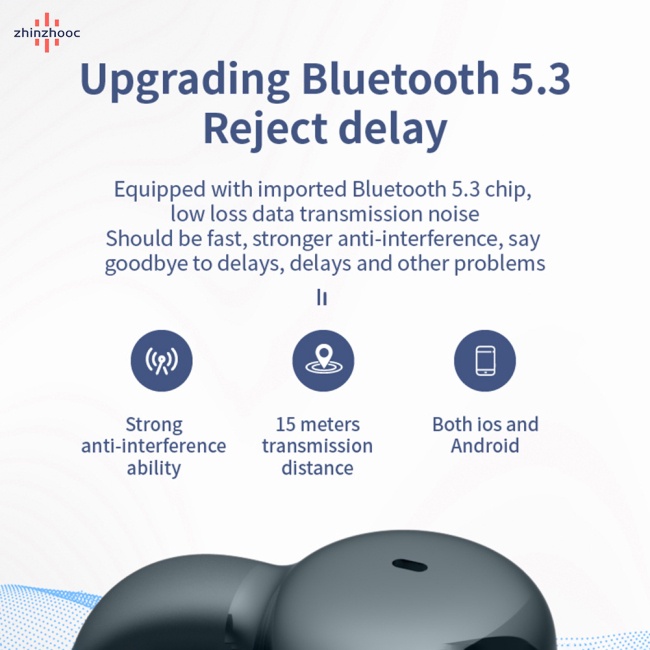 Vip Tai Nghe Kẹp Vành Tai Không Dây Âm Thanh Nổi Phong Cách Thể Thao Cho Doanh Nhân