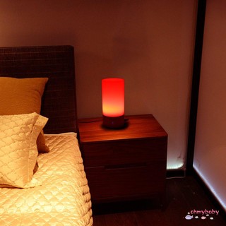 【OMB】 Table Lamp Touch Sensor Bedside Lamp + Dimmable Light & Color Changing RGB