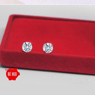 Bông tai đá thạch anh bạc 925 - bhbt11