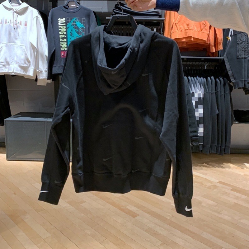 Áo Hoodie Nike100% Dày Dặn Dáng Rộng DA0111 Thời Trang Đường Phố Vintage Cho Nam