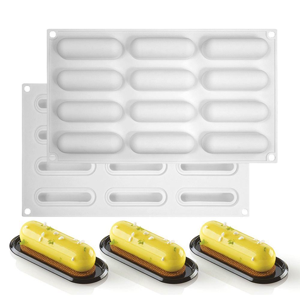 Khuôn Silicone Làm Xúc Xích Hình Oval Tiện Dụng