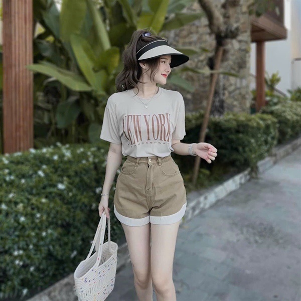 Bigsize Set áo thun NEW YORK kèm quần jeans 55-95kg