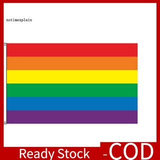 Cờ cầu vồng lgbt kích thước 60x90cm