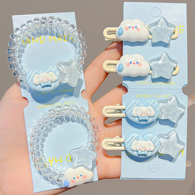 Kẹp Tóc Hình Đám Mây Ngôi Sao Mới Phổ Biến Cho Nữ