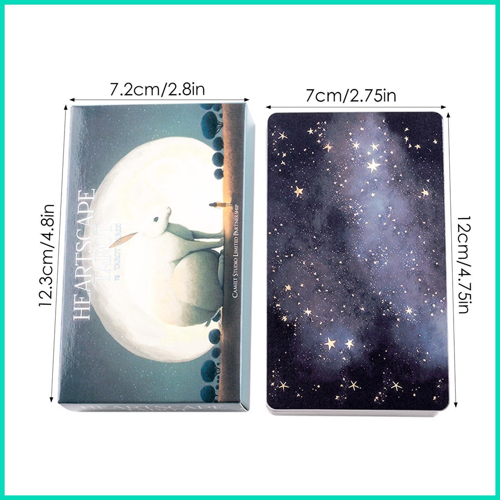 Bộ Bài Tarot 12x7cm In Chữ Tiếng Anh