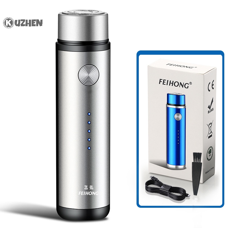 Kuzhen Máy Cạo Râu mini Toàn Thân Sạc usb Cho Nam