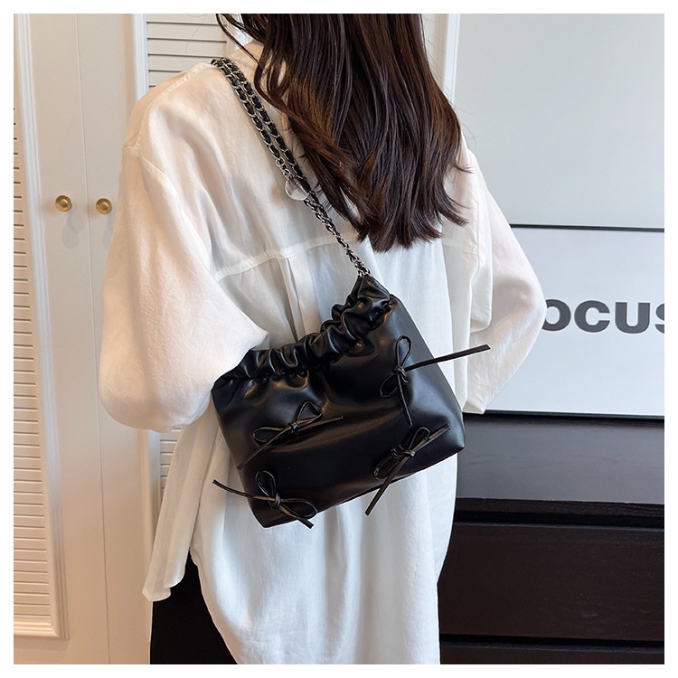 Túi Đeo Chéo Vai Xếp Ly Thời Trang Hàn Quốc Jiviviel