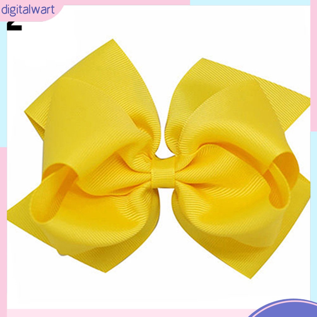 Kẹp Tóc Nơ Ruy Băng Hai Lớp Cỡ Lớn 1 Cái Cho Bé Gái