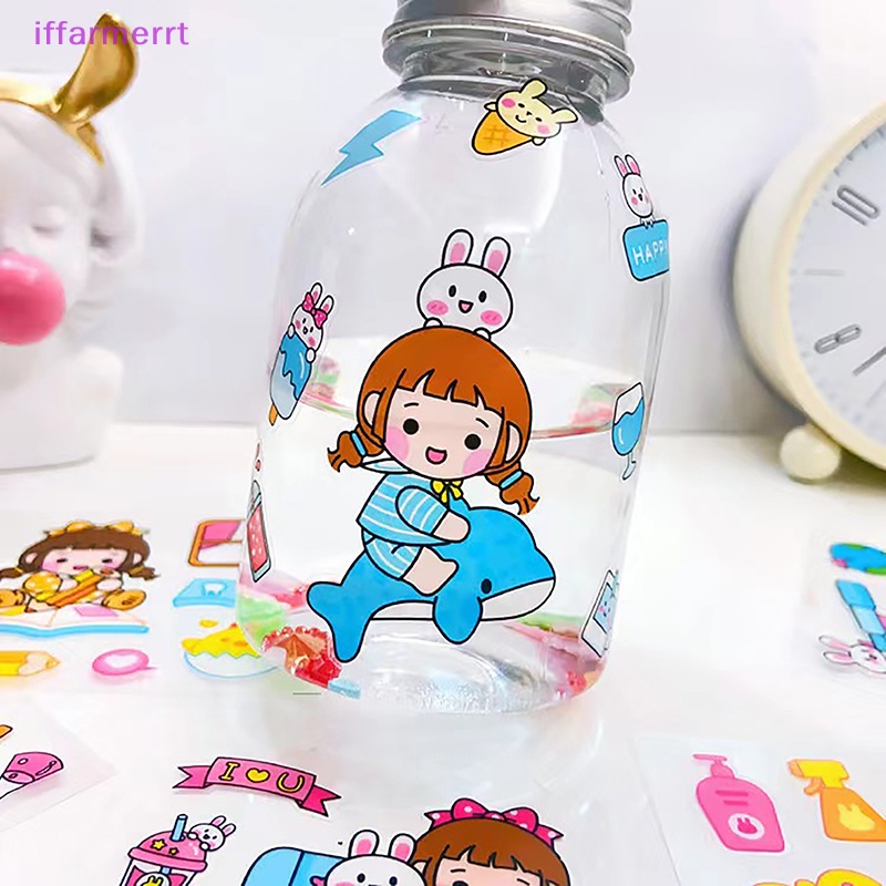 Bộ 50 Sticker Hoạt Hình Dán Trang Trí Chống Thấm Nước