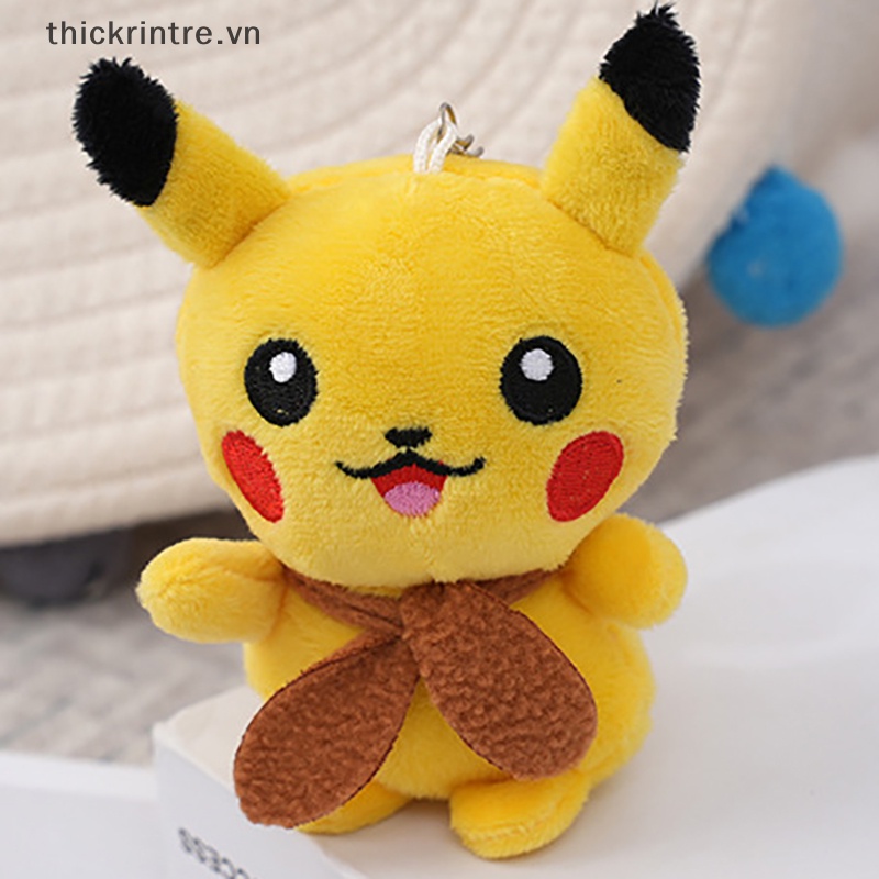Móc Khóa Hình Pikachu Nhồi Bông Dễ Thương
