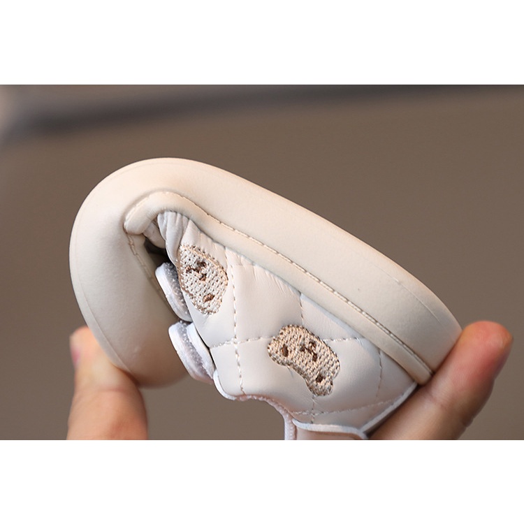 Giày Thể Thao Đế Mềm Siêu Nhẹ Thoáng Khí Phong Cách Hàn Quốc Cổ Điển Thời Trang Cho Bé Trai Và Gái