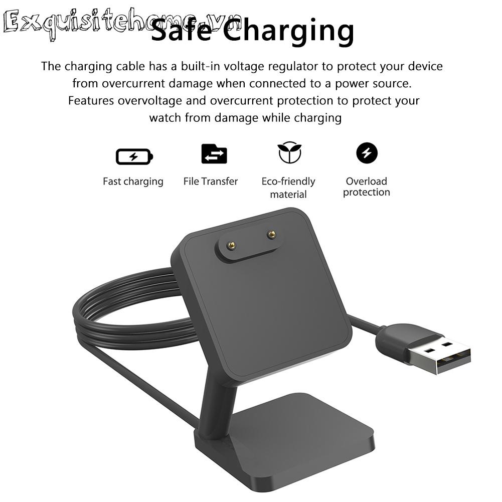 Đế Sạc Từ Tính Cổng USB 5V 1A Dài 1m Chuyên Dụng Cho Đồng Hồ Huawei Watch Fit 2
