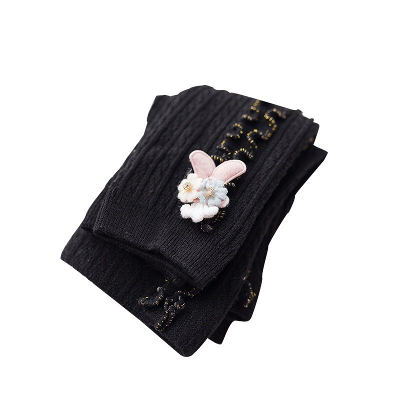 Quần legging nấm mùa xuân cho bé gái màu kẹo cô gái leggins đàn hồi trẻ em quần đùi trẻ em có gân quần áo