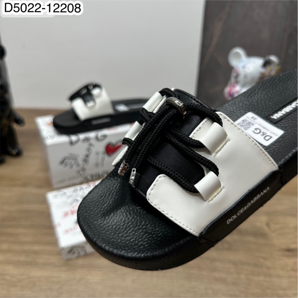 Dép Quai Ngang Nam D.G Quai Tang Dây Phối Da Đế Dập Logo Siêu Chất, Dép Lê Thắt Dây Trẻ Trung Siêu Hot 2023