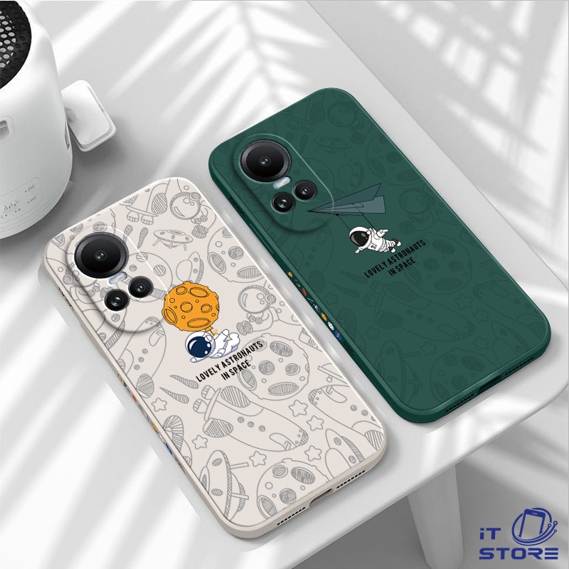 Ốp Điện Thoại Cho OPPO Reno 10 5G Reno 10Pro 5G Silicone bảo vệ tay áo mềm cho phi hành gia OPPO Reno10 5G Reno 10Pro 5G 2C-TKR