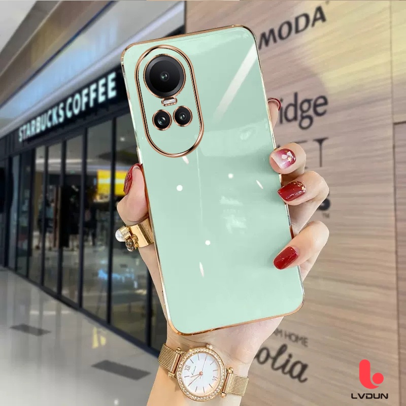 Ốp Điện Thoại Cho OPPO Reno10 5G Reno 10Pro 5G Bảo vệ tay áo mềm tay áo mạ OPPO Reno 10 5G Reno 10Pro 5G 2B-ZB