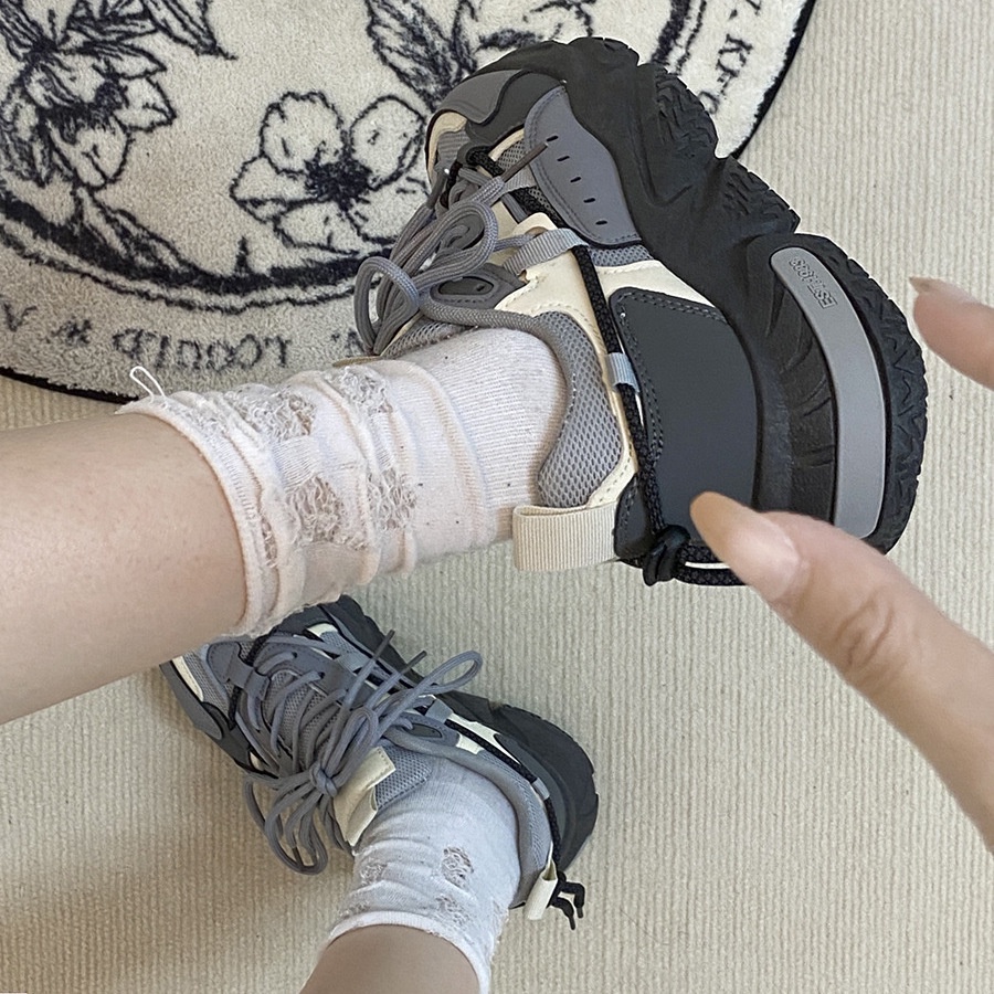 Prowow❤Torre Giày Thể Thao Đế Dày Tăng Chiều Cao Thời Trang Thu Đông Cho Nữ
