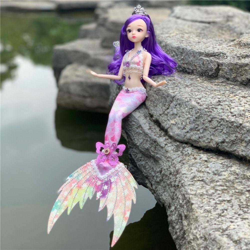 Búp Bê Nàng Tiên Cá BJD 3D Có Thể Tháo Rời