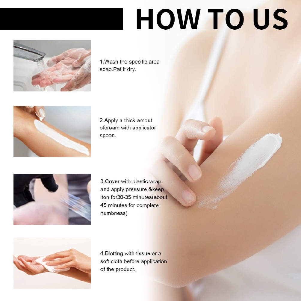 10g Tattoo Cream Brow Lip Soothing Balm Numb Tattoo Balm Non-greasy Pain Relief