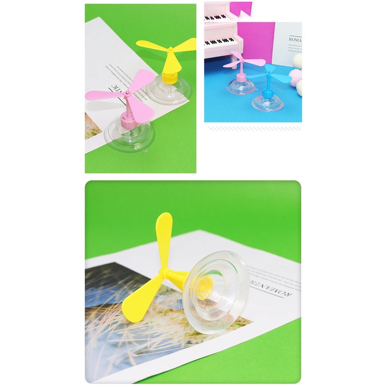 Chong chóng gắn mũ bảo hiểm nhiều màu,trang trí mũ nón đẹp và độc - Tặng kèm keo dán 3M siêu chắc