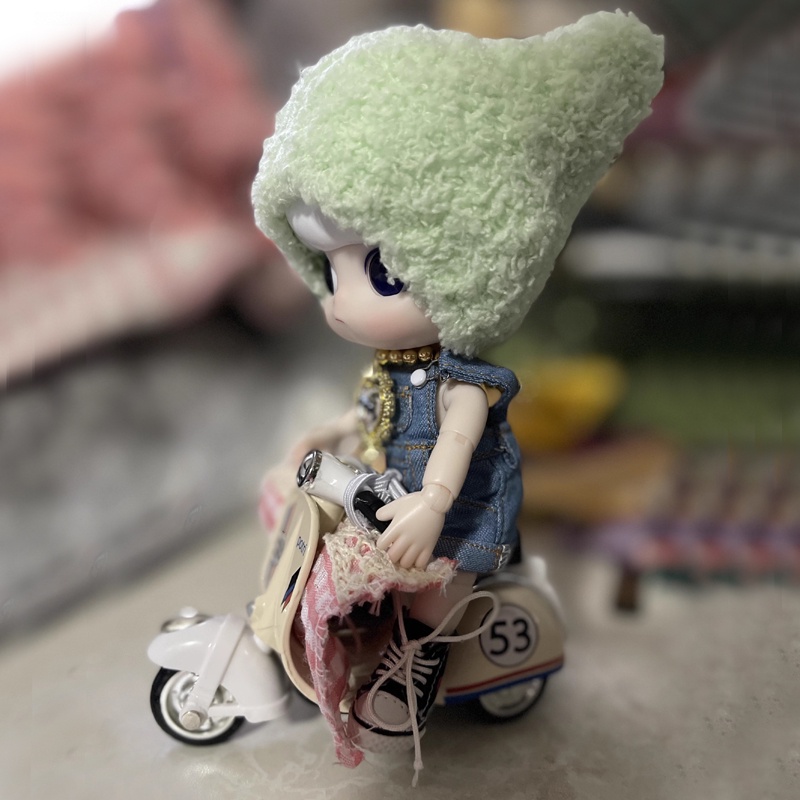 Mô Hình Xe Mô Tô mini Bằng Kim Loại Cổ Điển Có Thanh Trượt Lưng