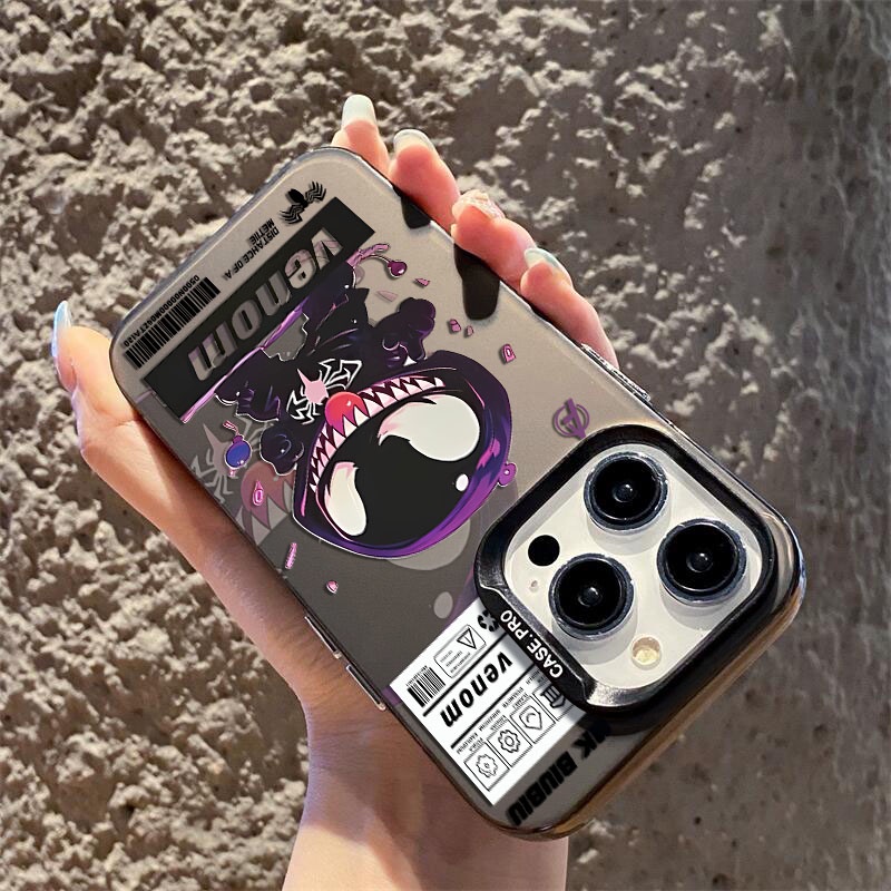 Ốp Điện Thoại Cứng Mặt Nhám Họa Tiết venom Hợp Thời Trang Cho iphone 11 12 13 Pro Max ip 11promax 12promax 13promax