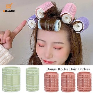 Durable bang hair rollers / self-adhesive lazy hair curlers / fluffy air bangs roller hair curling / women hair styling accessories