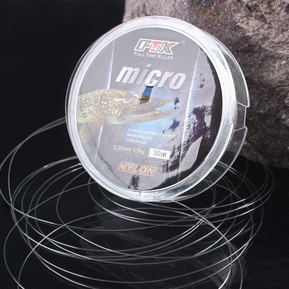 Dây câu cá băng dalton, dây câu cá phủ chìm 0,3-2,5 mm dây nylon monofilament 30m 9 kích cỡ câu cá mùa đông nước mặn