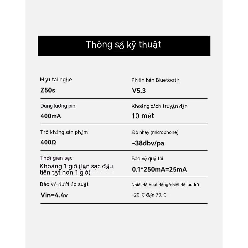 Tai nghe Bluetooth TWS không dây chính hãng, thời trang mới, tai nghe thể thao kẹp tai mới