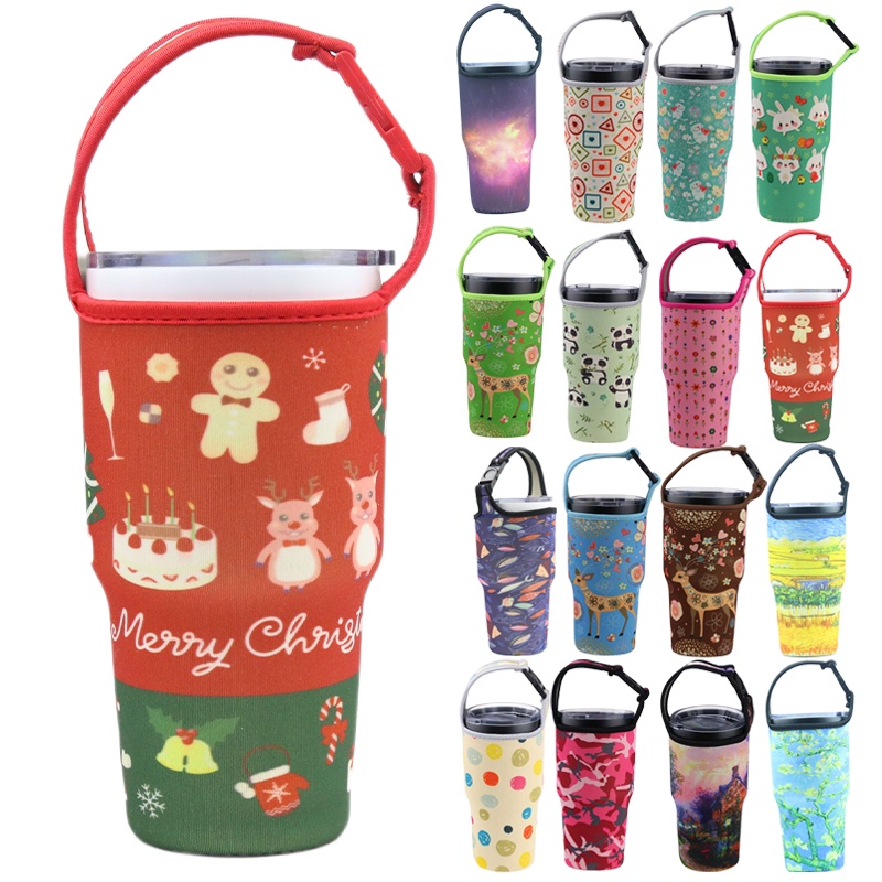 Chai nước 30oz túi tote di động túi tote di động túi đựng cốc tay áo chai nước túi đựng cốc túi đựng đồ uống