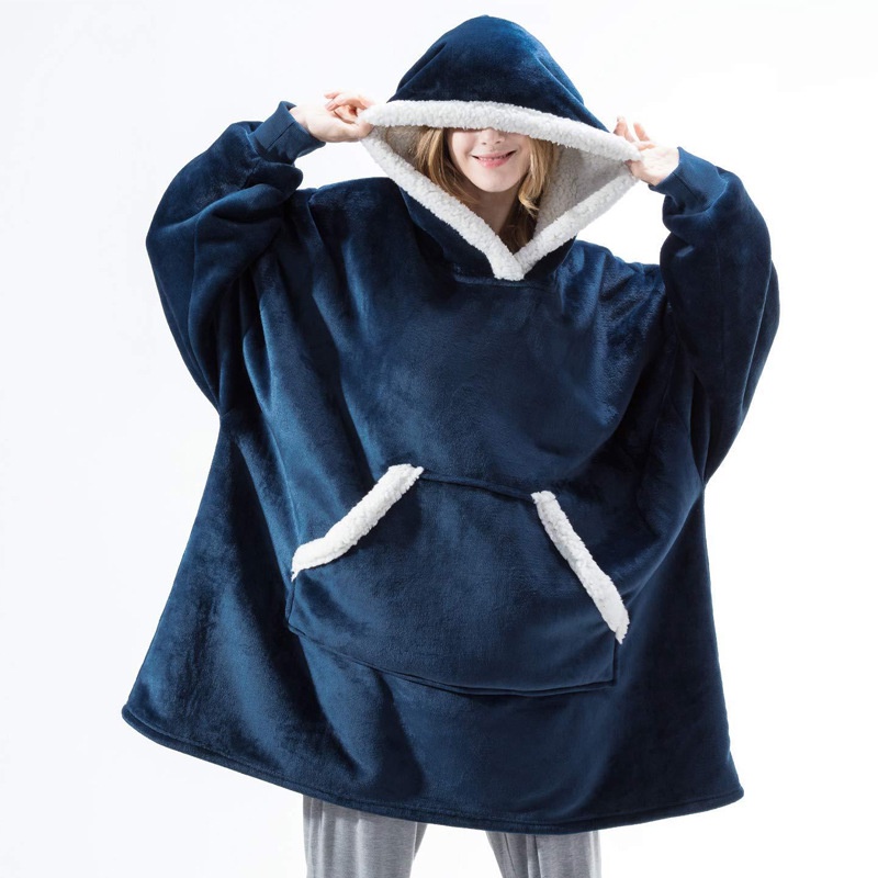 Áo Hoodie Khổng Lồ Giữ Ấm Mùa Đông Có Tay Áo Dành Cho Nam Nữ / Gia Đình / Tiệc Giáng Sinh
