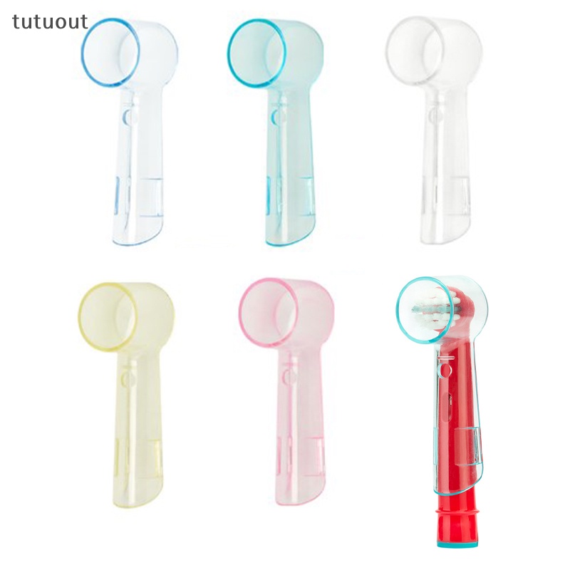 Tutuout 2 cái Nắp bọc đầu bàn chải đánh răng điện Oral-b đầu tròn