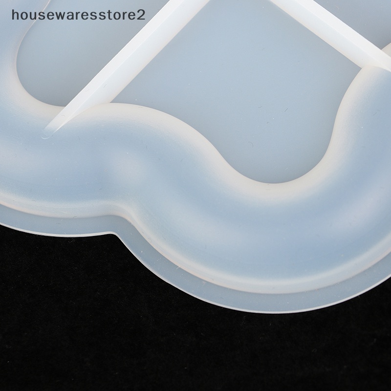 Khay đĩa thạch cao khuôn silicone tự làm trái tim mèo hình dạng hoa hộp lưu trữ đồ trang sức khuôn epoxy thủ công làm khuôn trang trí nội thất boutique