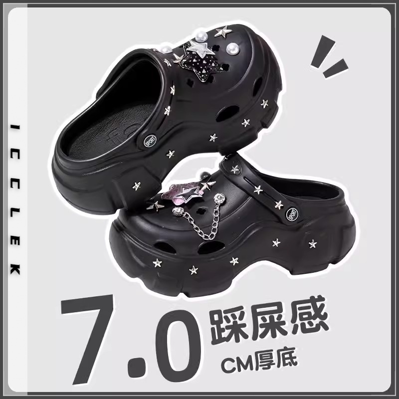 ICCLEK  dép cross dép sandal nữ dép bánh mì nữ Thoải mái 33zDDX080405   Phong cách Beautiful Thời trang Chic B91H0EJ 37Z230910