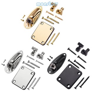 Mon guitar loaded jack socket plate guitar string tree retainer set for strat style guitars cải thiện điều chỉnh độ ổn định