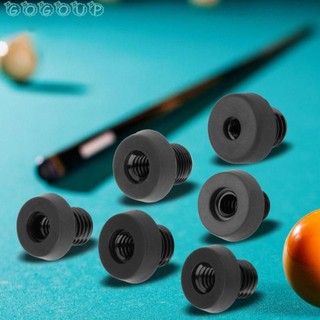 Gogoup billiard cue bumper, block butt bottom cover back plug screw, cao su bền hồ bơi cue billiard extension phụ kiện bảo vệ cản dưới cho mezz / universal / how / periuk