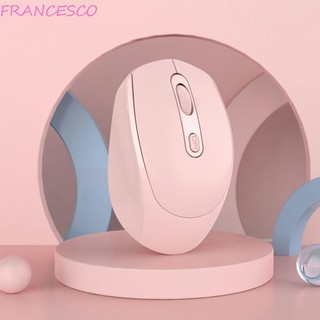 Francesco wireless mute mouse mini 1600dpi pink single-mode computer silent wireless mice