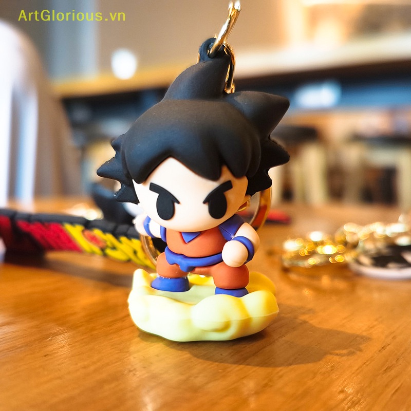 Artglorious anime cartoon dragon ball keychain thời trang vòng chìa khóa xe búp bê dễ thương ba lô mặt dây chuyền đồ trang trí phụ kiện quà tặng ngày lễ vn