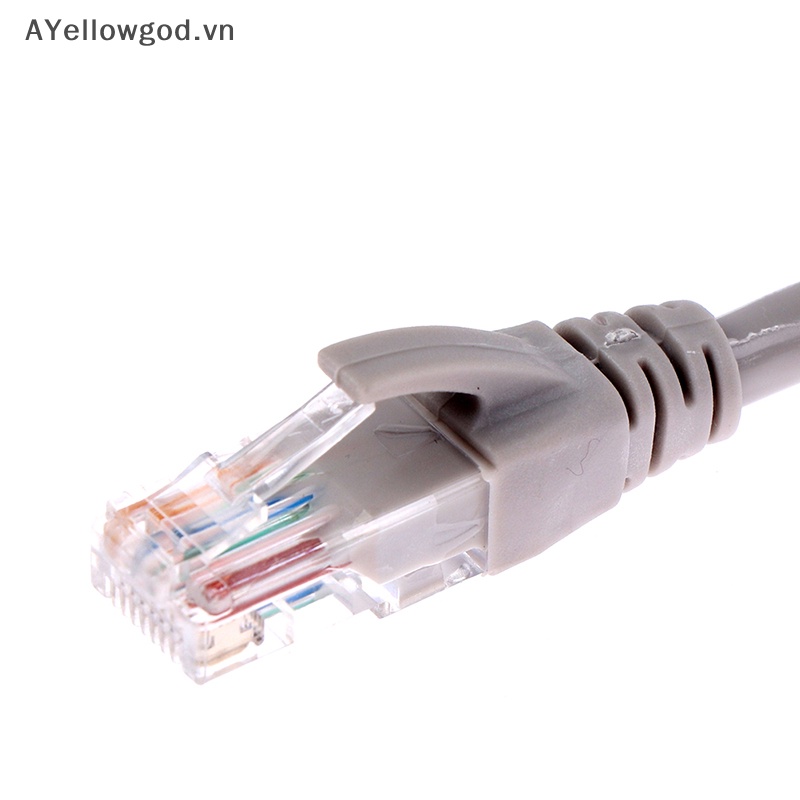 Cáp mạng ethernet ayellowgod cat6e male to male rj45 patch lan cáp ngắn 0,2m-1,5m vn