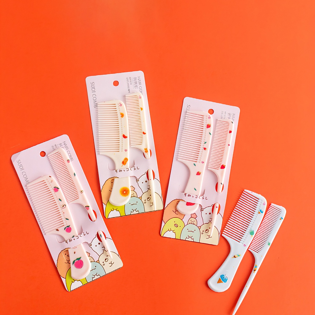 Set 2 Lược Chải Tóc Cute  SHERI