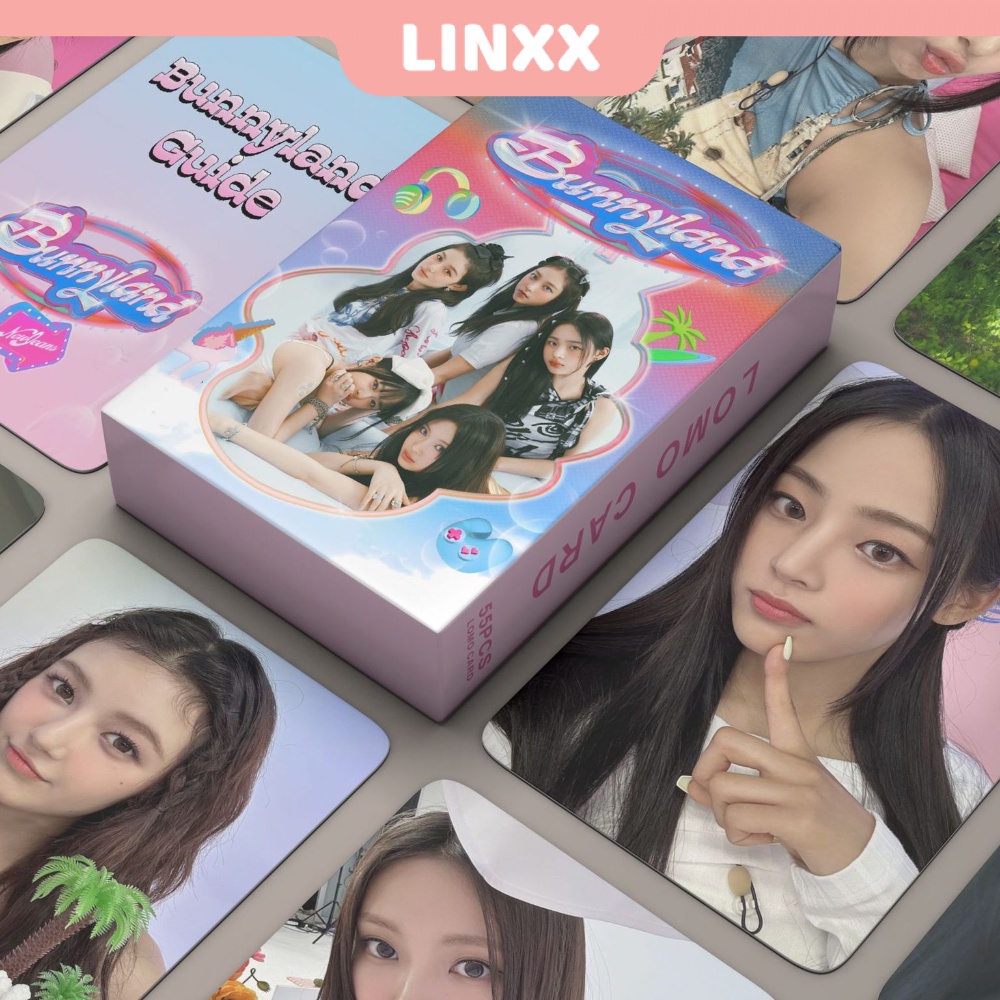 Linxx 55 chiếc newjeans bunny land album lomo card kpop photocards series bưu thiếp