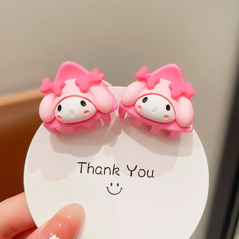Kẹp tai mèo sanrio trẻ em ngọt ngào phim hoạt hình dopamine màu kẹp tóc gãy 2023