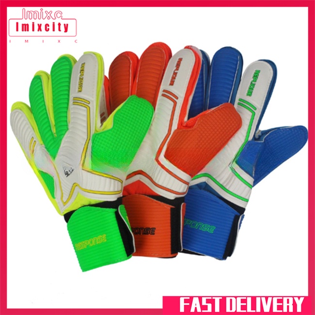 Imixcity soccer goalie gloves strong grips găng tay thủ môn cao su non-slip thoáng khí cho trò chơi huấn luyện bóng đá
