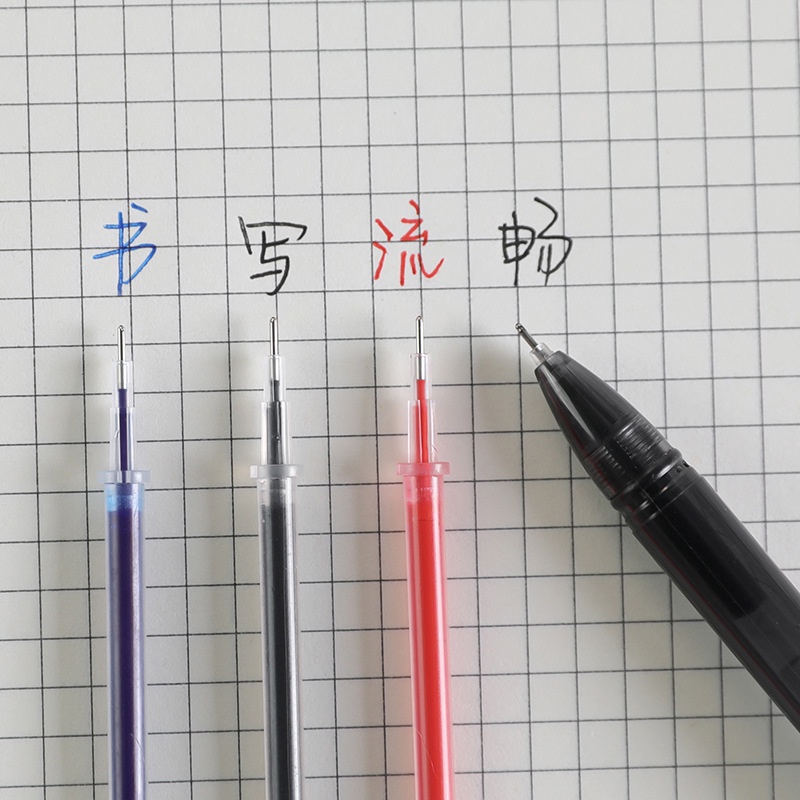Set 20 Ruột Bút Kim Loại Ngòi 0.38mm Ngòi 0.5mm Thay Thế