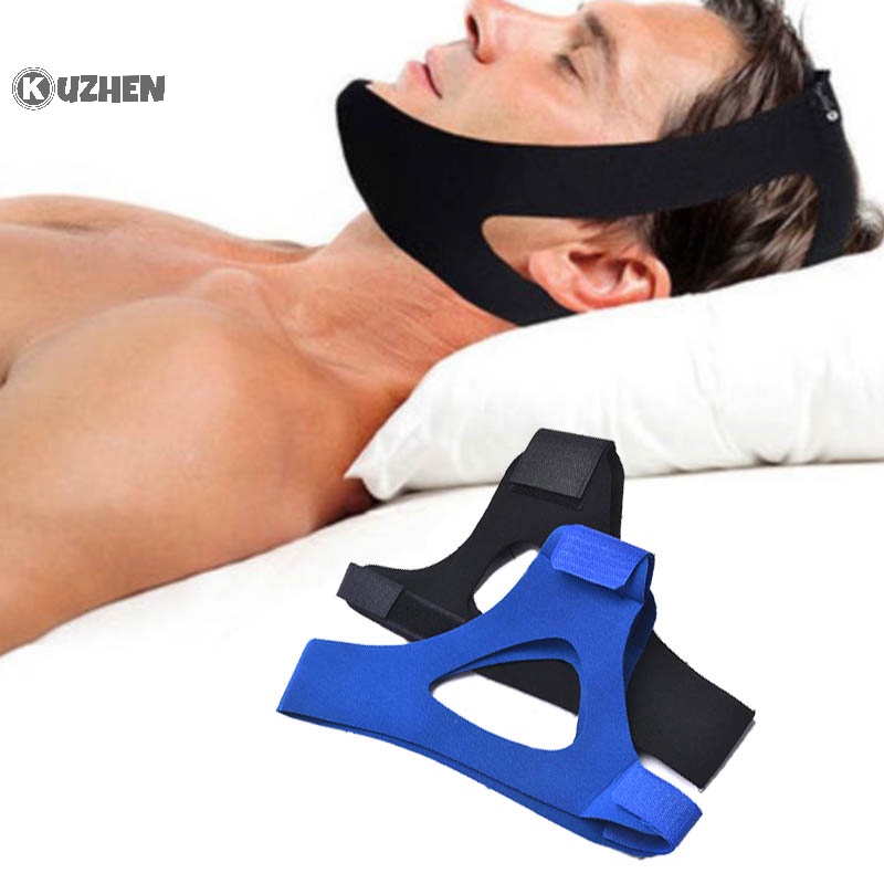 Đai chống ngáy kuzhen dây đeo cằm hình tam giác dây đeo hỗ trợ giấc ngủ dụng cụ hỗ trợ ban đêm hot