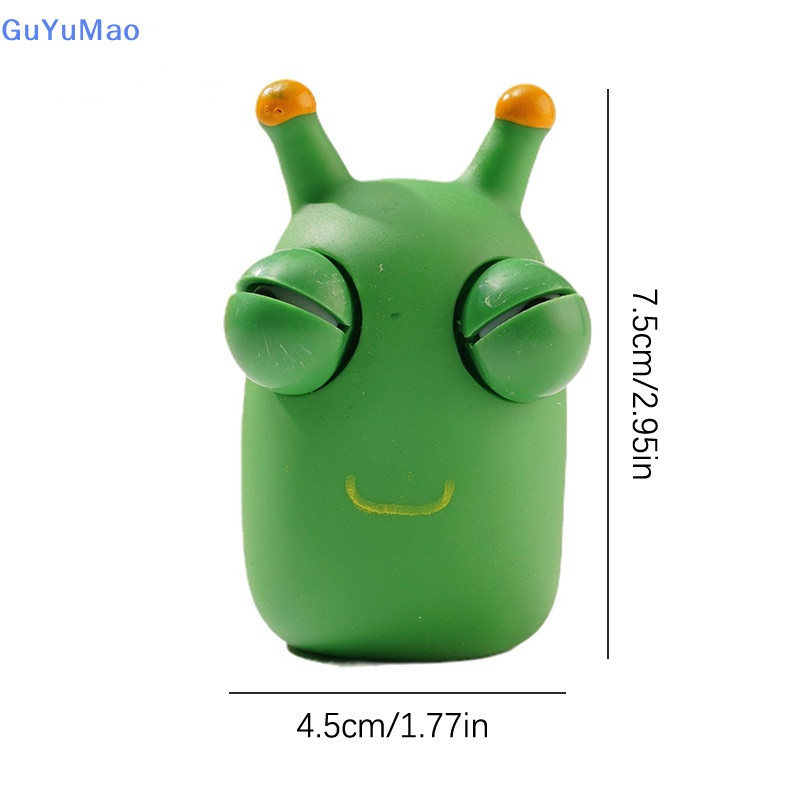 Vui nhộn eyeball burst bóp đồ chơi green eye caterpillar pinch đồ chơi người lớn trẻ em giảm căng thẳng thần tài đồ chơi sáng tạo deion toy prta