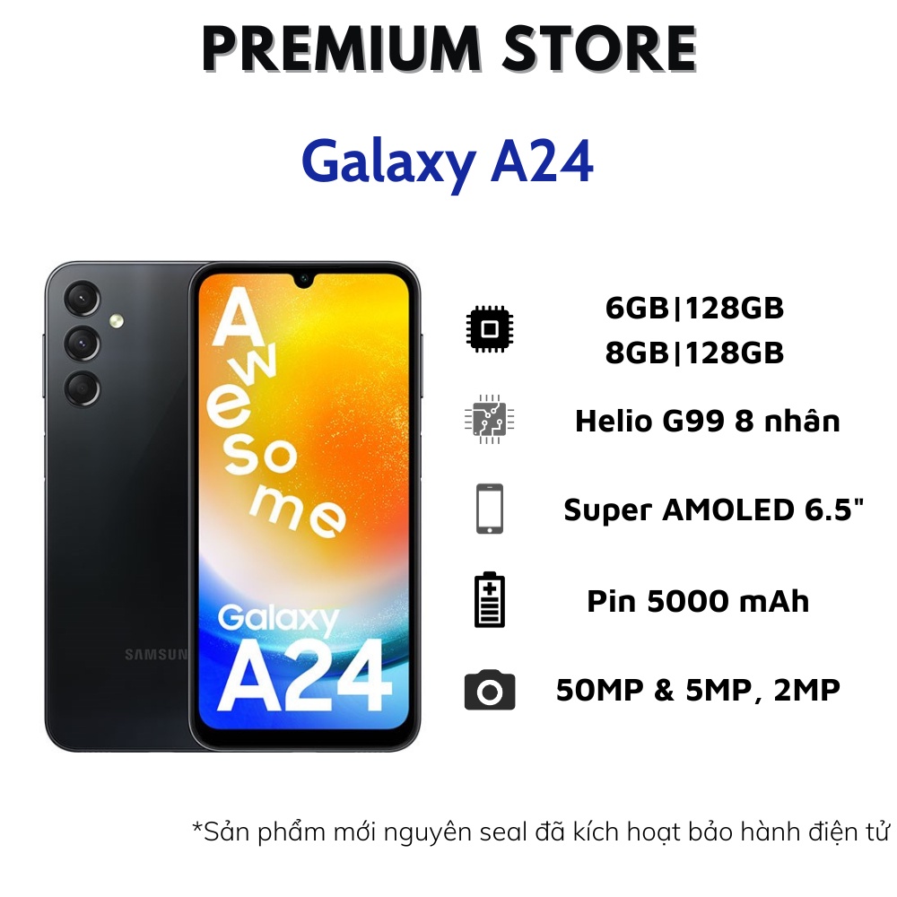 Điện Thoại Samsung Galaxy A24 6GB/128GB | 8GB/128GB