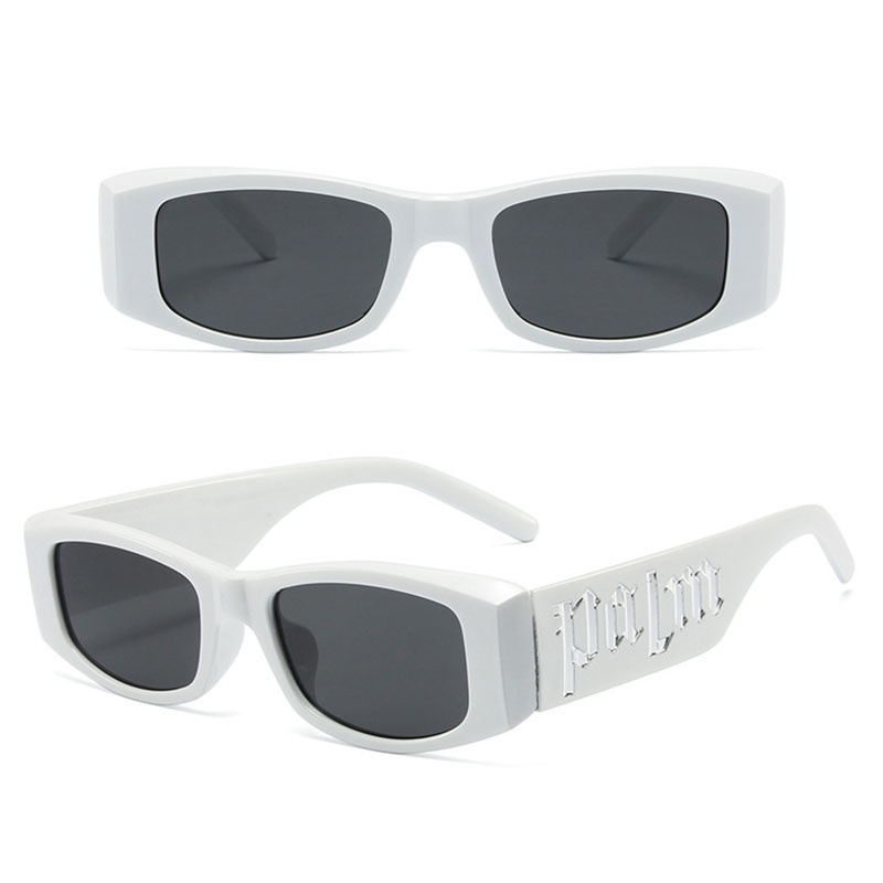 Candy color letter kính râm của phụ nữ châu âu và mỹ kính nam punk ngoài trời che nắng cho bé trai kính râm